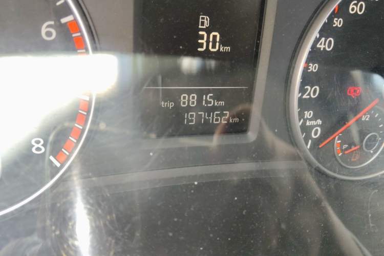 Used Volkswagen Passat 2013 1.8TSI DSG Government Procurement Edition Odometer Close Up
