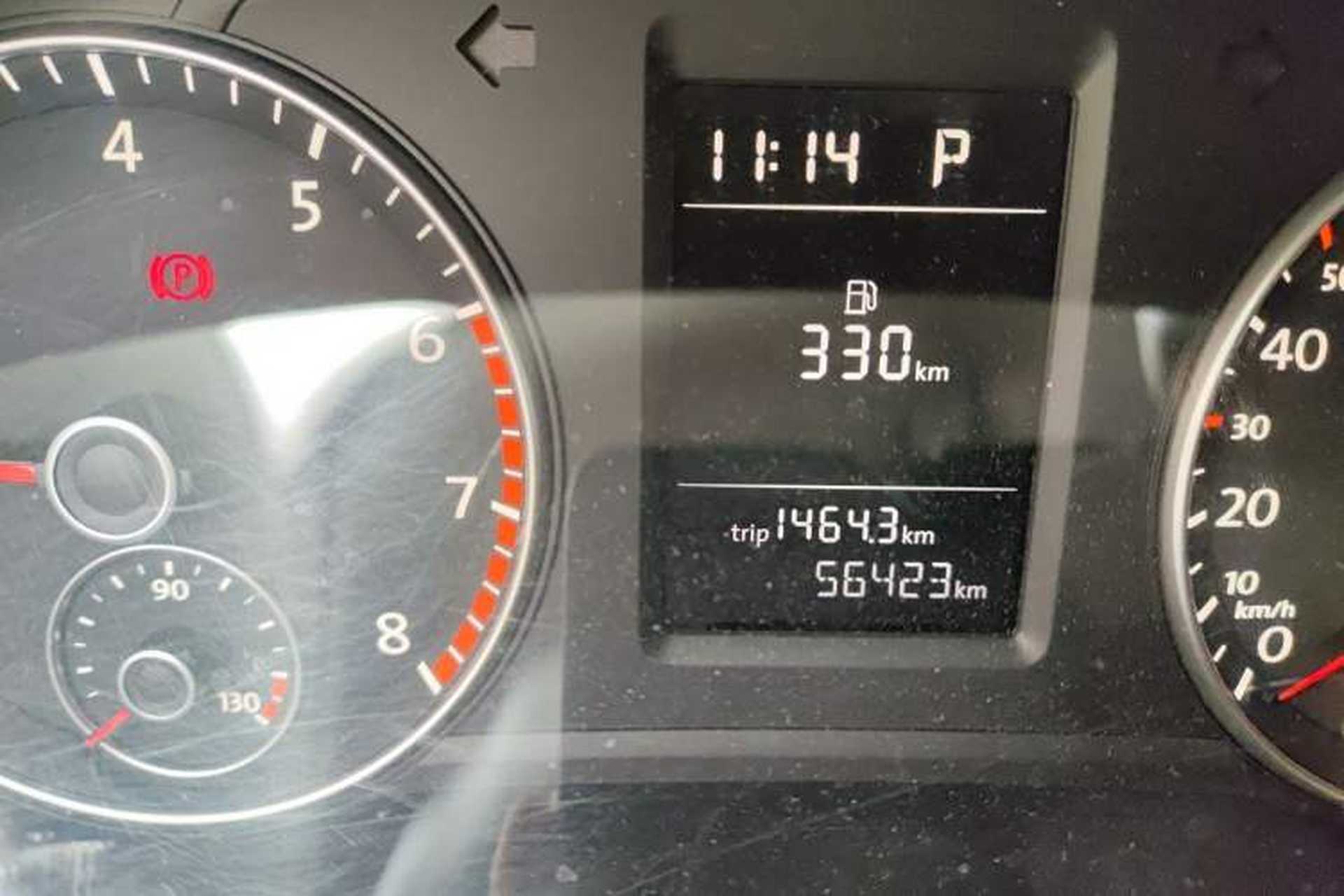 Used Volkswagen Passat 2013 1.8TSI DSG Prestige Edition Odometer Close Up