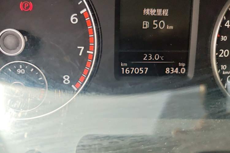 Used Volkswagen Passat 2013 1.8TSI DSG Prestige Edition Odometer Close Up