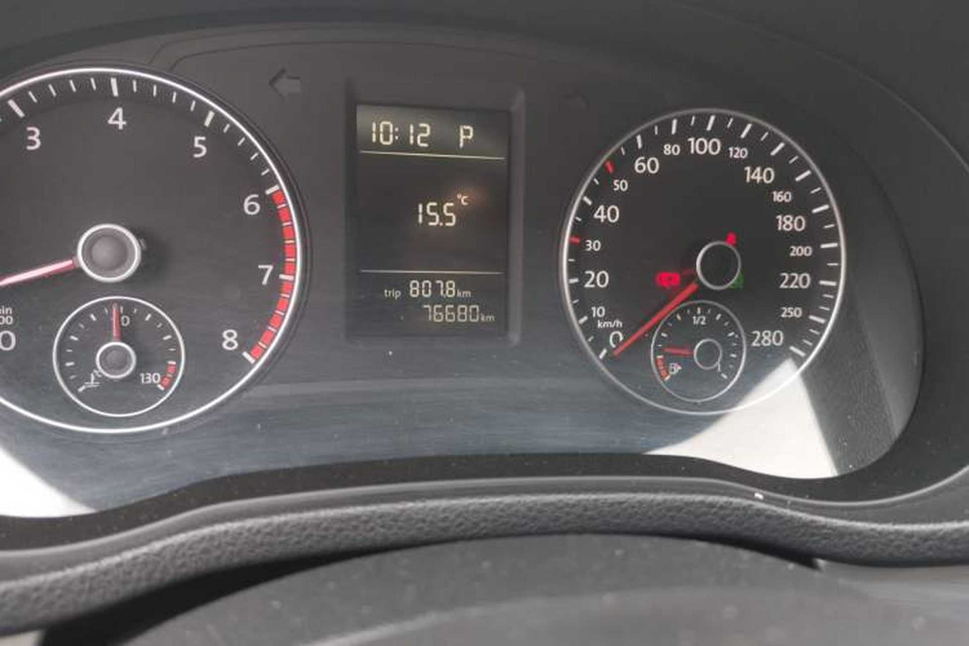 Used Volkswagen Passat 2013 1.8TSI DSG Government Procurement Edition Odometer Close Up
