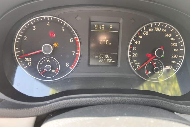 Used Volkswagen Passat 2013 1.8TSI DSG Government Procurement Edition Odometer Close Up
