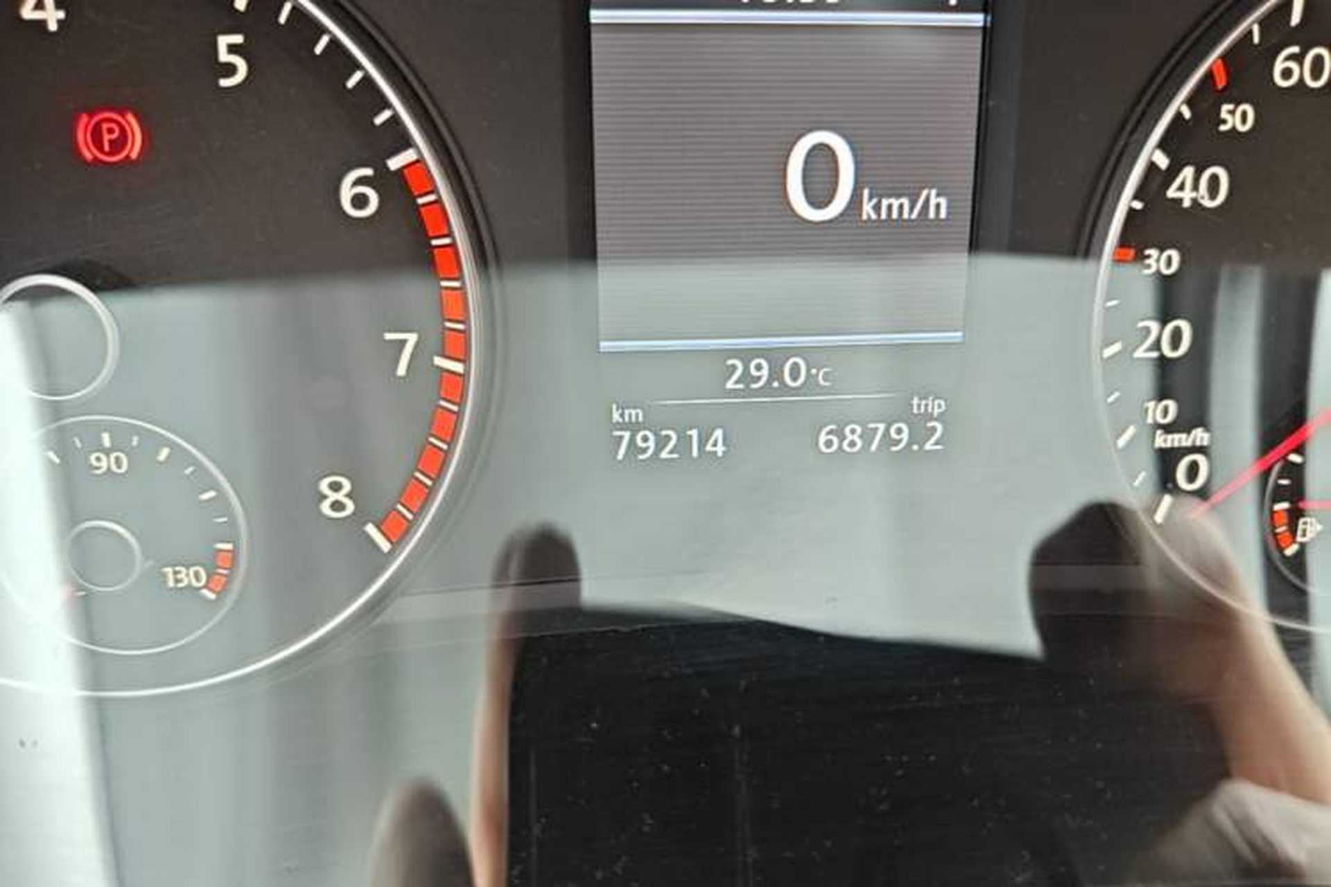 Used Volkswagen Passat 2014 2.0 TSI DSG Prestige Edition Odometer Close Up
