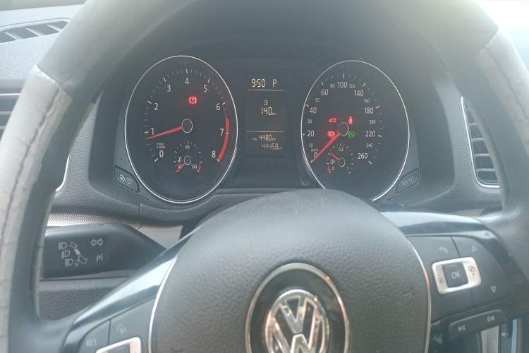 Used Volkswagen Passat  Odometer Close Up