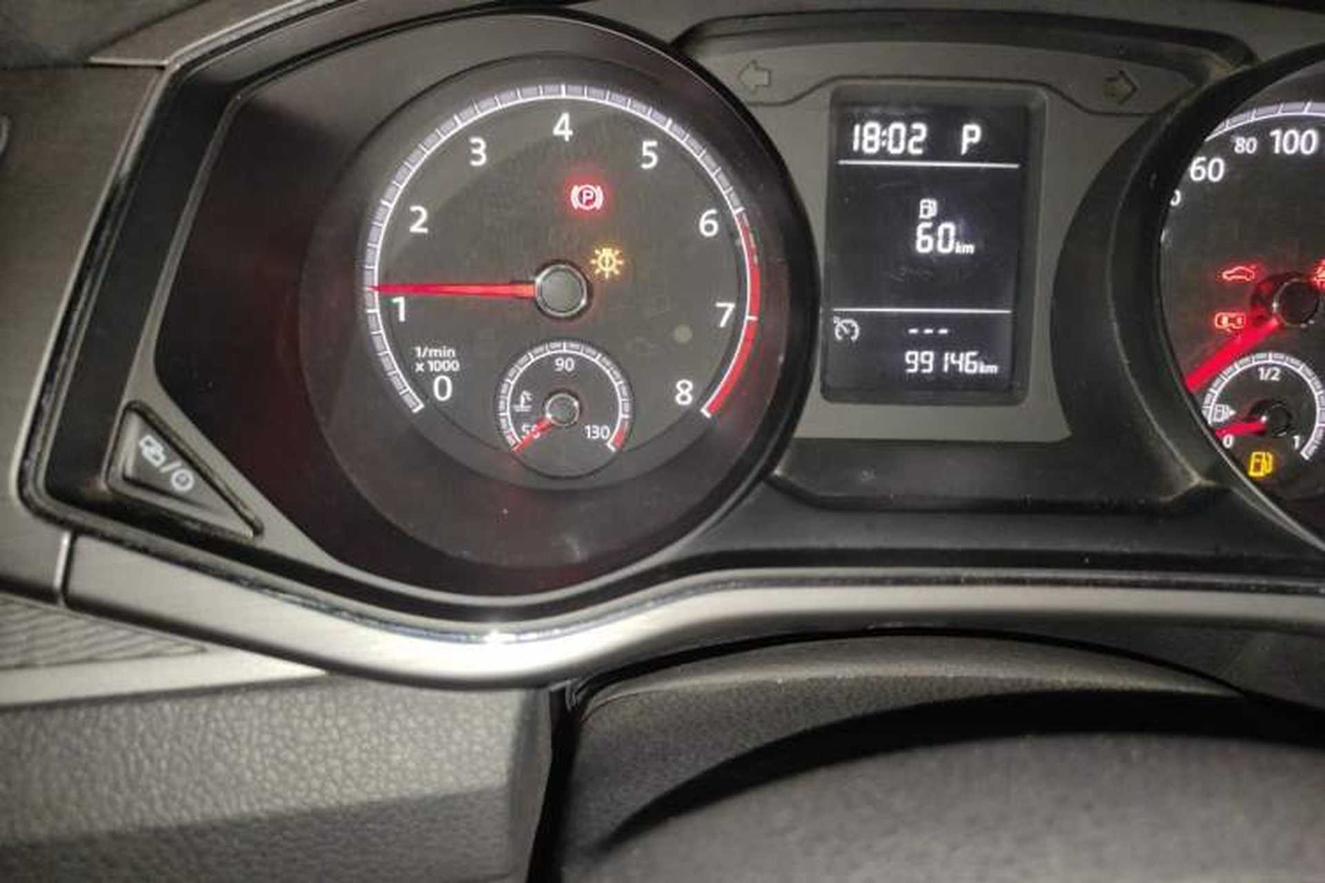 Used Volkswagen Passat 2017 280TSI DSG Luxury Edition Odometer Close Up