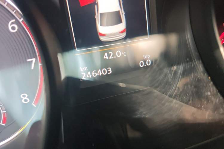 Used Volkswagen Passat 2017 380TSI DSG Prestige Edition Odometer Close Up