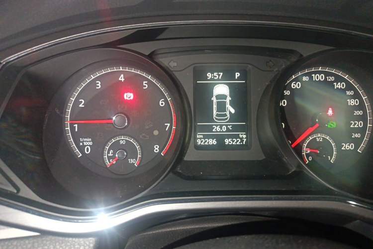 Used Volkswagen Passat 2017 330TSI DSG Luxury Edition Odometer Close Up