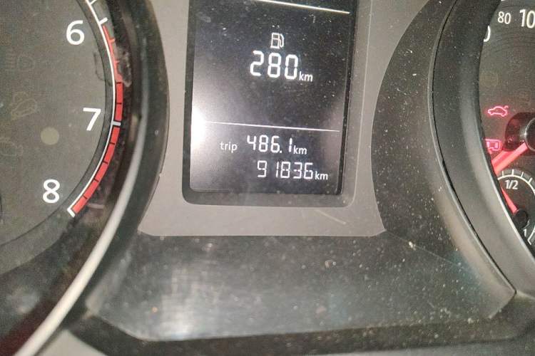 Used Volkswagen Passat  Odometer Close Up