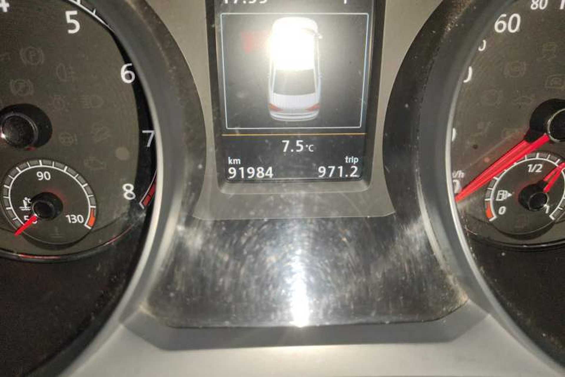 Used Volkswagen Passat 2017 330TSI DSG Prestige Edition Odometer Close Up