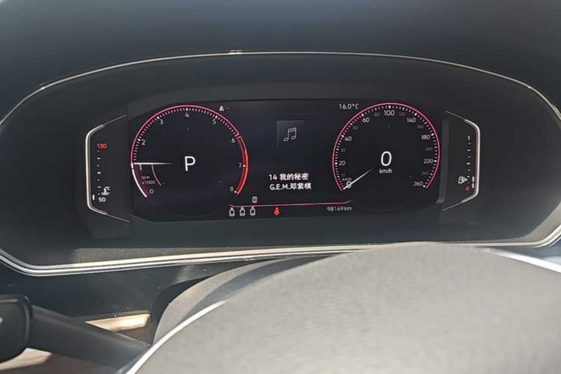 Used Volkswagen Passat 2019 380TSI Prestige Edition China VI Standard Instrument Cluster