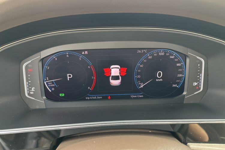 Used Volkswagen Passat 2019 330TSI Prestige Edition China VI Standard Odometer Close Up