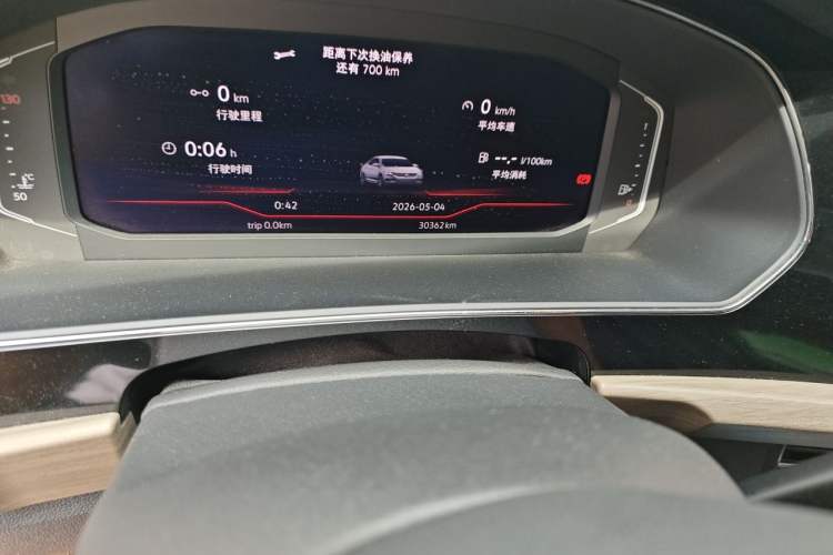 Used Volkswagen Passat 2019 380TSI Prestige Edition China VI Standard Odometer Close Up