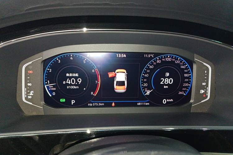 Used Volkswagen Passat 2020 Revised Version 330TSI Luxury Edition China VI Standard Instrument Cluster