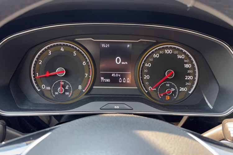 Used Volkswagen Passat 2020 Revised Version 280TSI Elite Edition China VI Standard Odometer Close Up