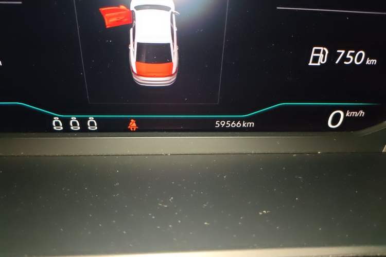 Used Volkswagen Passat 2020 Revised Version 330TSI Luxury Edition China VI Standard Odometer Close Up