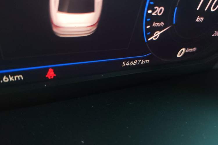 Used Volkswagen Passat 2020 330TSI Elite Edition China VI Odometer Close Up