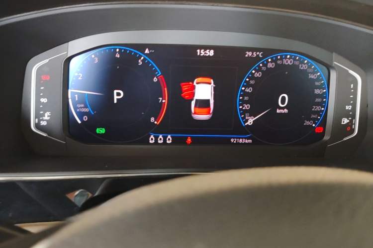 Used Volkswagen Passat 2021 330TSI Luxury Edition Odometer Close Up