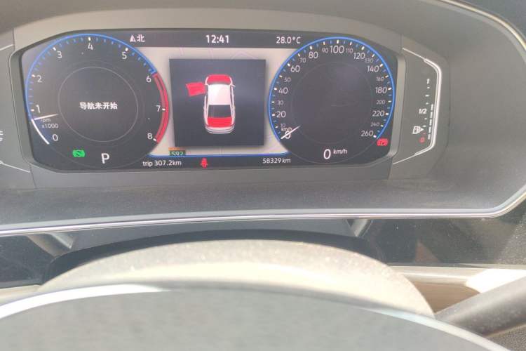 Used Volkswagen Passat 2021 330TSI Luxury Edition Odometer Close Up