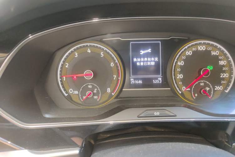 Used Volkswagen Passat 2021 280TSI Business Edition Odometer Close Up