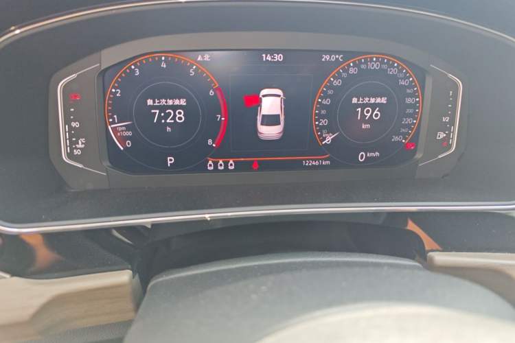 Used Volkswagen Passat 2021 330TSI Luxury Edition Odometer Close Up
