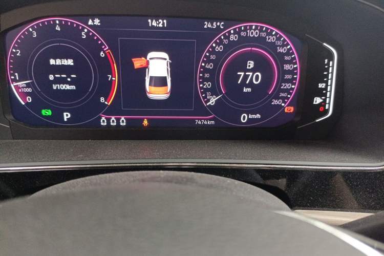 Used Volkswagen Passat 2021 330TSI Luxury Edition Odometer Close Up