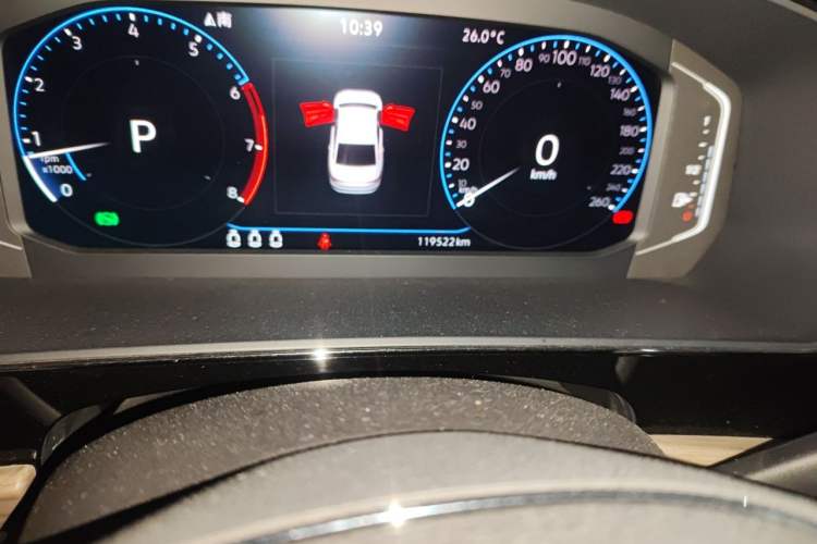Used Volkswagen Passat 2021 330TSI Luxury Edition Odometer Close Up