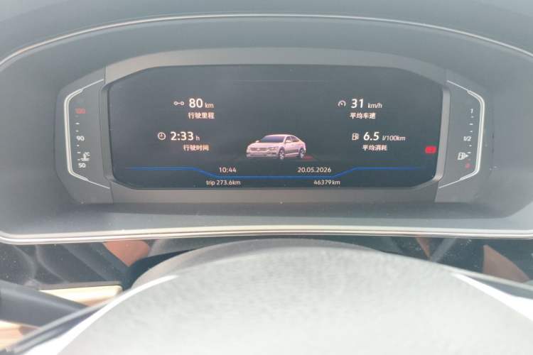 Used Volkswagen Passat 2021 330TSI Luxury Edition Odometer Close Up