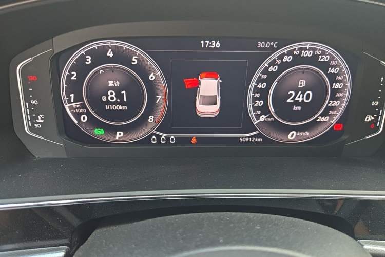 Used Volkswagen Passat 2022 330TSI Starry Elite Edition Odometer Close Up