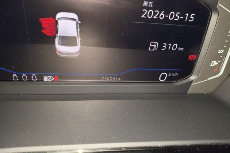 Used Volkswagen Passat 2022 330TSI Luxury Edition Odometer Close Up