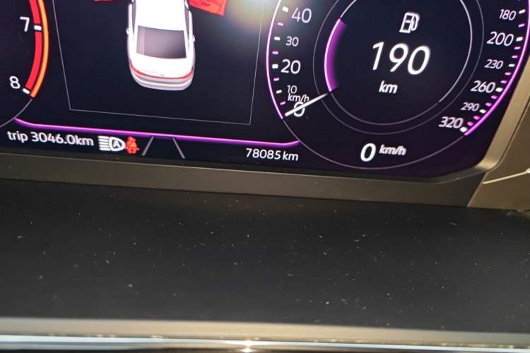 Used Volkswagen Passat 2022 330TSI Starry Luxury Edition Odometer Close Up