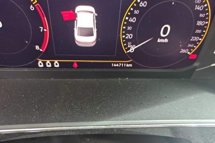 Used Volkswagen Passat 2022 330TSI Elite Edition Odometer Close Up