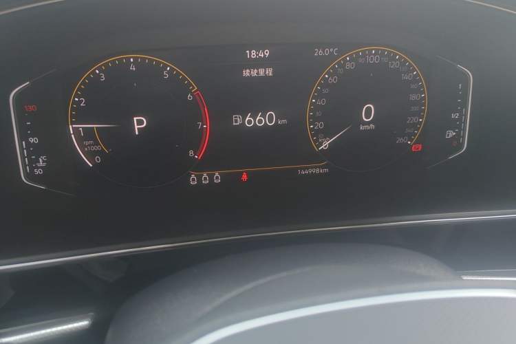 Used Volkswagen Passat 2022 280TSI Elite Edition Odometer Close Up