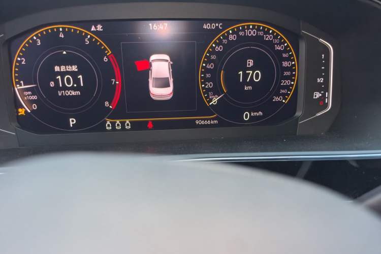 Used Volkswagen Passat 2022 330TSI Elite Edition Odometer Close Up