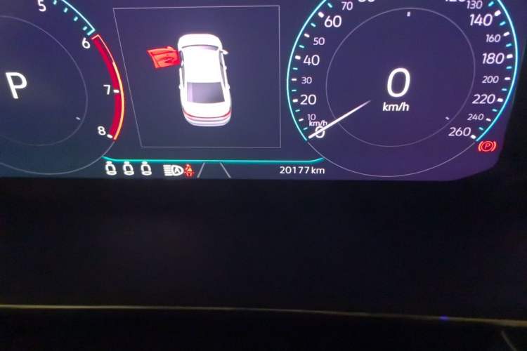 Used Volkswagen Passat 2022 330TSI Luxury Edition Odometer Close Up