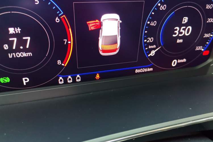 Used Volkswagen Passat 2022 330TSI Starry Elite Edition Odometer Close Up