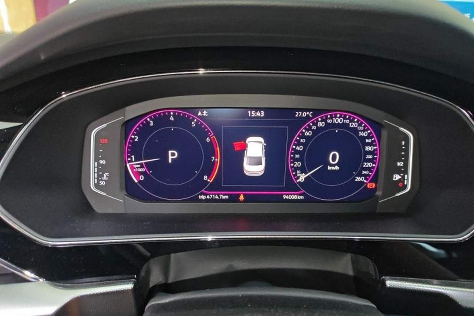 Used Volkswagen Passat 2022 330TSI Luxury Edition Odometer Close Up