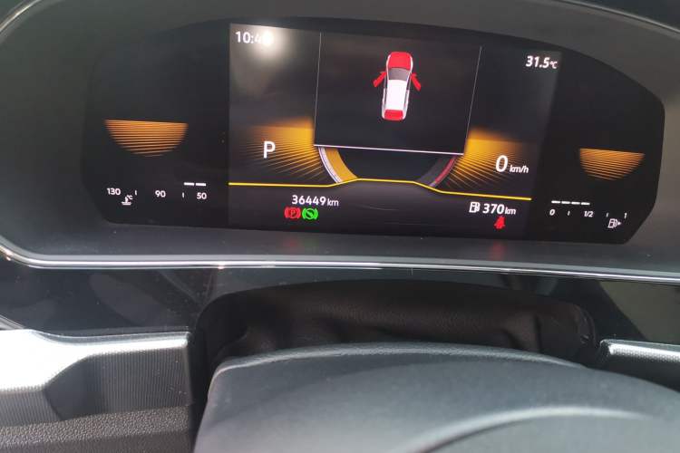 Used Volkswagen Passat 2022 280TSI Business Edition Odometer Close Up