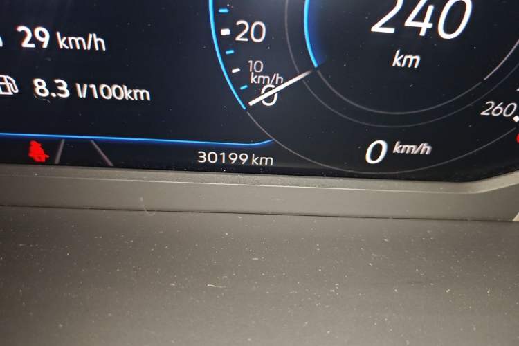 Used Volkswagen Passat 2022 330TSI Starry Luxury Edition Odometer Close Up