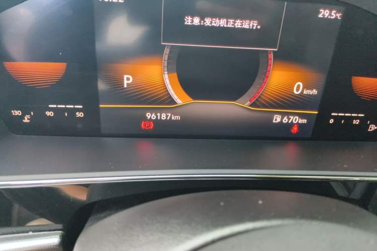 Used Volkswagen Passat 2022 280TSI Business Edition Odometer Close Up