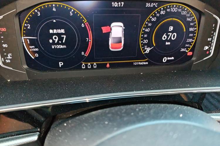 Used Volkswagen Passat 2022 330TSI Starry Elite Edition Odometer Close Up