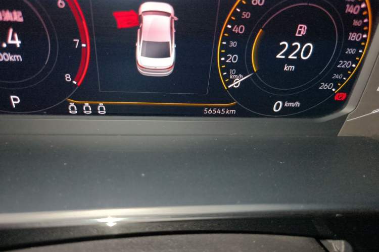 Used Volkswagen Passat 2022 330TSI Elite Edition Odometer Close Up