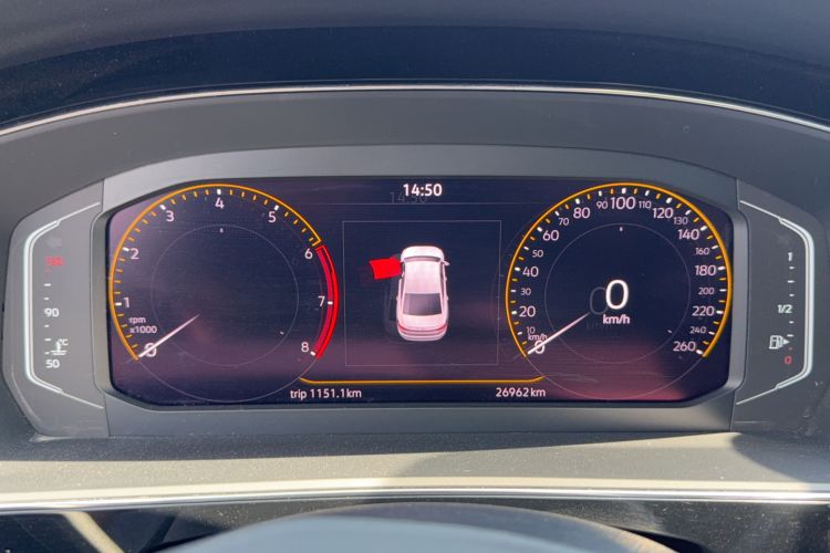 Used Volkswagen Passat 2022 330TSI Elite Edition Custom Version Odometer Close Up