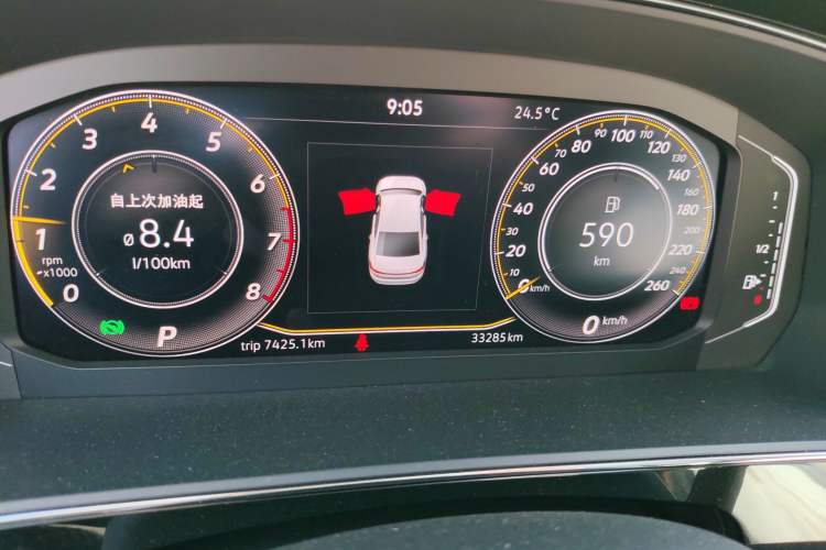 Used Volkswagen Passat 2022 330TSI Starry Elite Edition Odometer Close Up