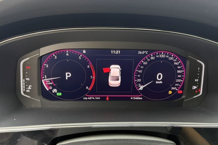 Used Volkswagen Passat 2022 330TSI Luxury Edition Odometer Close Up