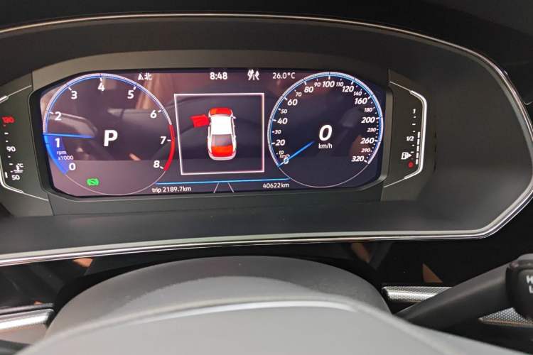 Used Volkswagen Passat 2022 380TSI Flagship Edition Odometer Close Up