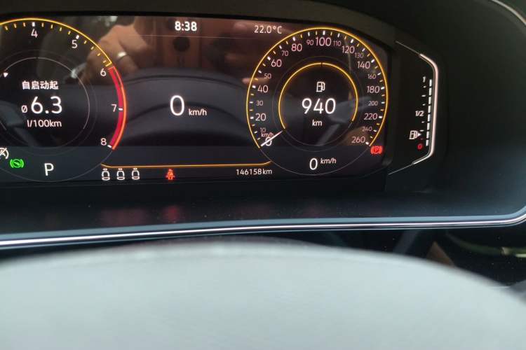 Used Volkswagen Passat 2022 330TSI Starry Elite Edition Odometer Close Up