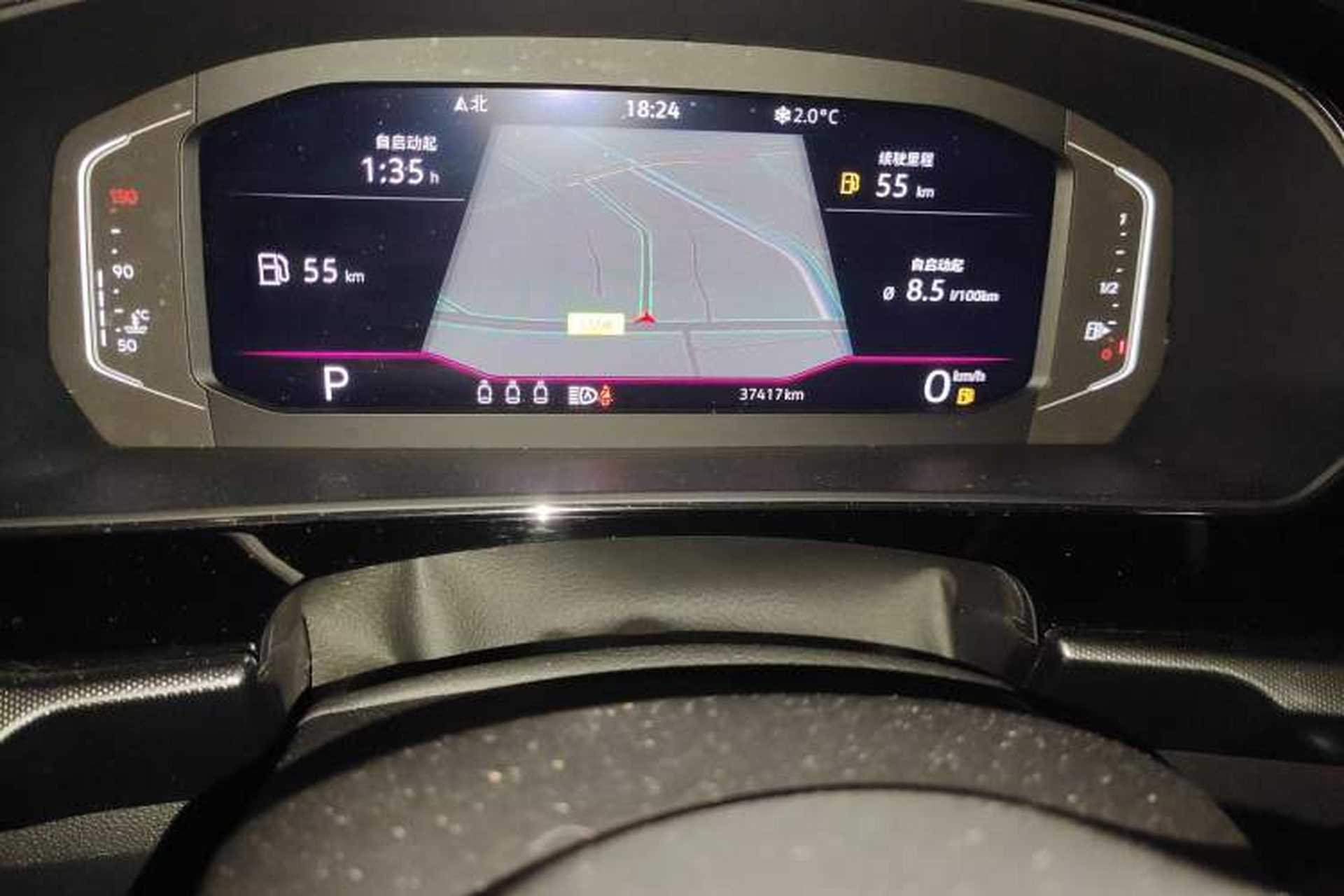 Used Volkswagen Passat 2022 330TSI Luxury Edition Odometer Close Up