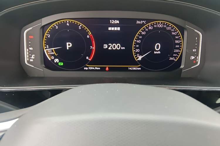 Used Volkswagen Passat 2023 Revised 330TSI Elite Edition Odometer Close Up