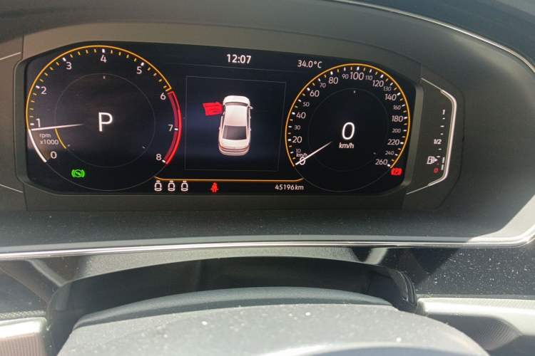 Used Volkswagen Passat 2023 Revised 330TSI Elite Edition Odometer Close Up