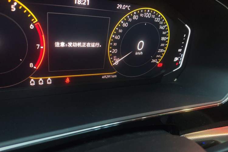 Used Volkswagen Passat 2023 Revised 330TSI Starry Elite Edition Odometer Close Up