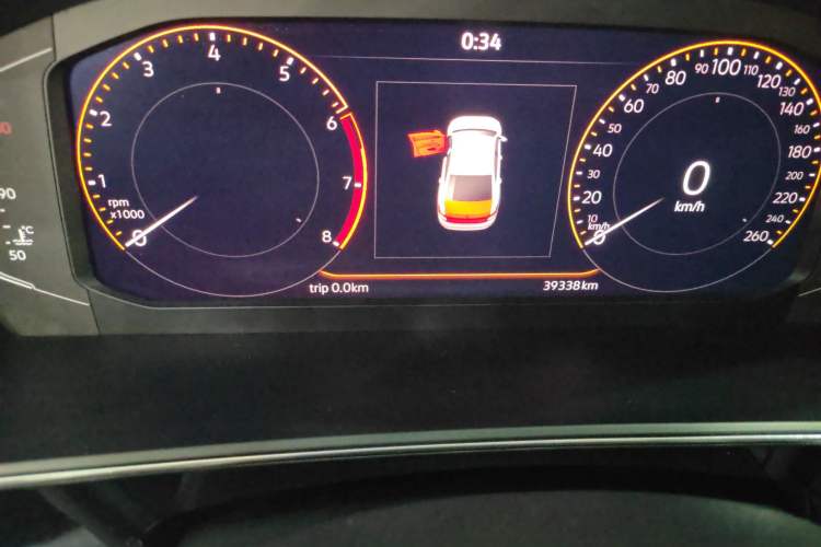 Used Volkswagen Passat 2023 Facelift 330TSI Luxury Edition Odometer Close Up